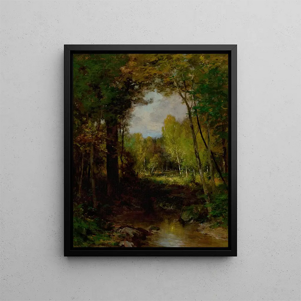 Adirondacks de Keene - Alexander Helwig Wyant — framed artwork on a wall