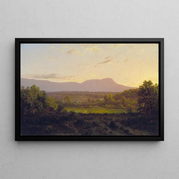 Peaceful Valley - Alexander Helwig Wyant — framed artwork on a wall