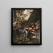 The discovery of hot springs by Charles IV - Alexander Jakesch — framed artwork on a wall