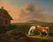 Horse and cow on the farm - Alexander Johann Dallinger von Dalling — artwork view