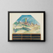 Sketch of the city of beautiful towers - Alexander Kanoldt — framed artwork on a wall