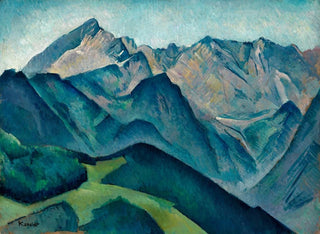 Vue sur l'Alpspitze - Alexander Kanoldt — artwork view
