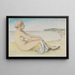 Hiddensee III - Alexander Kanoldt — framed artwork on a wall