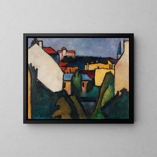 Man - Alexander Kanoldt — framed artwork on a wall