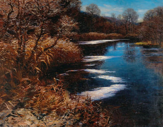 A meandering lake in Brixen - Alexander Koester — artwork view