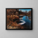 A meandering lake in Brixen - Alexander Koester — framed artwork on a wall