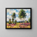 Birches in a Moorland Landscape at Viktring, Carinthia - Alexander Koester — framed artwork on a wall
