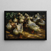 Canards au soleil - Alexander Koester — framed artwork on a wall