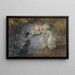 Canards parmi les roseaux dans un étang - Alexander Koester — framed artwork on a wall