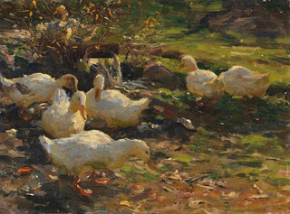 Duck by the water's edge - Alexander Koester — artwork view