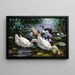 Five Ducks - Alexander Koester — framed artwork on a wall
