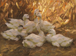 Six canards dans la paille - Alexander Koester — artwork view