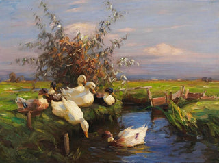 Seven Ducks in the Ditch - Alexander Koester — artwork view