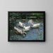 Quatre canards dans l'étang - Alexander Koester — framed artwork on a wall