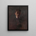 Self-portrait - Alexander Kubnyi — framed artwork on a wall