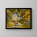 Forest Stream Painting - Alexander Kubnyi — framed artwork on a wall