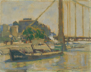 Old Budapest Painting - Alexander Kubnyi — artwork view