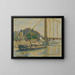 Old Budapest Painting - Alexander Kubnyi — framed artwork on a wall
