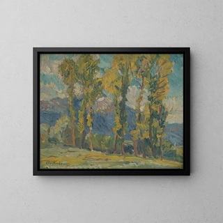 Landscape Study - Alexander Kubnyi — framed artwork on a wall