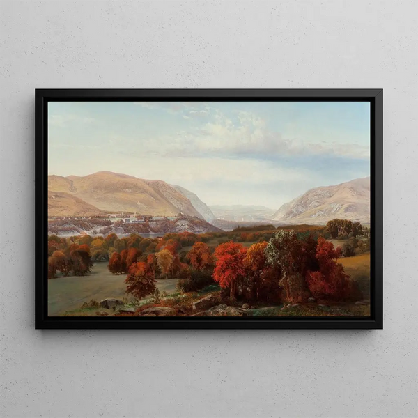 View of West Point - Alexander Lawrie — framed artwork on a wall
