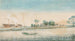 View of the sugar plantation Catharina Sophia from the water - Alexander Ludwich Brockmann — artwork view