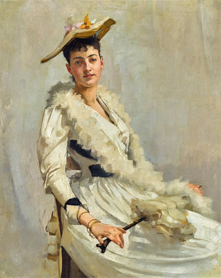 Portrait of Mademoiselle B. - Alexander Mann — artwork view