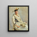 Portrait of Mademoiselle B. - Alexander Mann — framed artwork on a wall