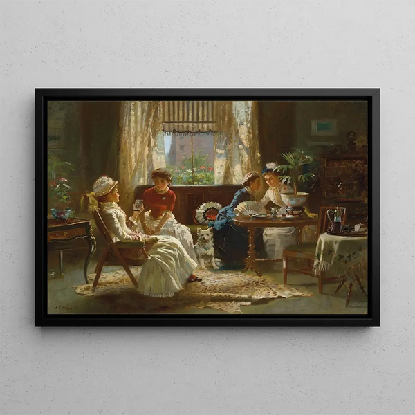 A Good Portrait - Alexander Mark Rossi — framed artwork on a wall