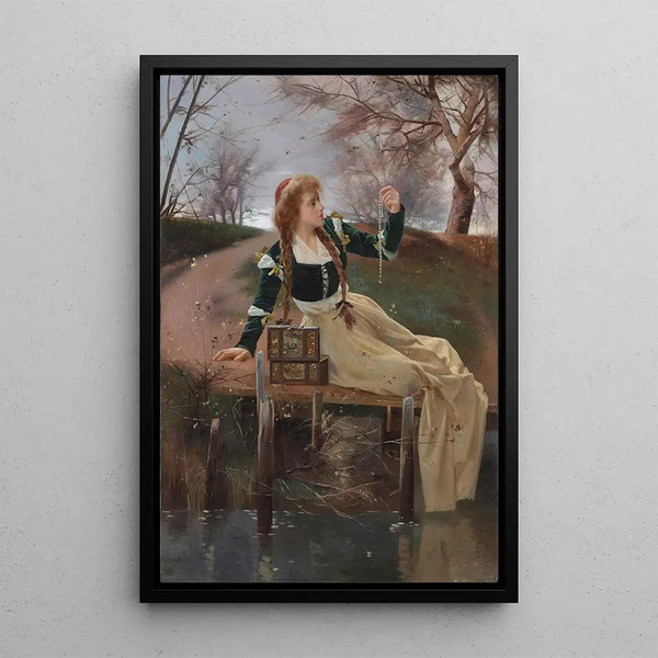 Reproduction of the painting Reflections - Alexander Mark Rossi