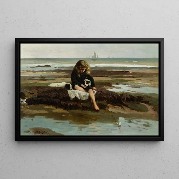 Les Berniques - Alexander Mark Rossi — framed artwork on a wall