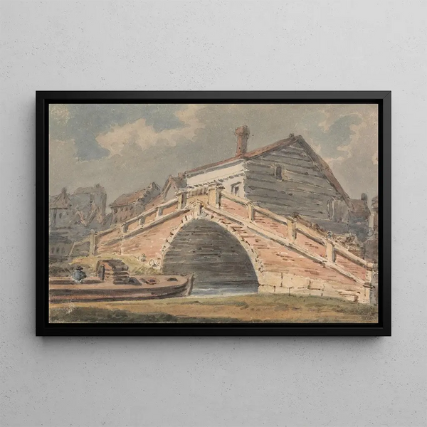 Pont de Lewes, Sussex - Alexander Monro — framed artwork on a wall