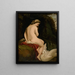 Leda and the Swan - Alexander Nyulassy — framed artwork on a wall