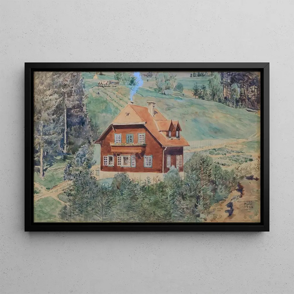 House - Alexander Pock — framed artwork on a wall