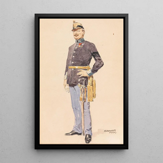 ficer - Alexander Pock — framed artwork on a wall