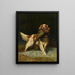 Springer Spaniel with Pheasant - Alexander Pope — framed artwork on a wall