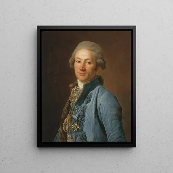 Christopher Bogislaus Zibet - Alexander Roslin — framed artwork on a wall