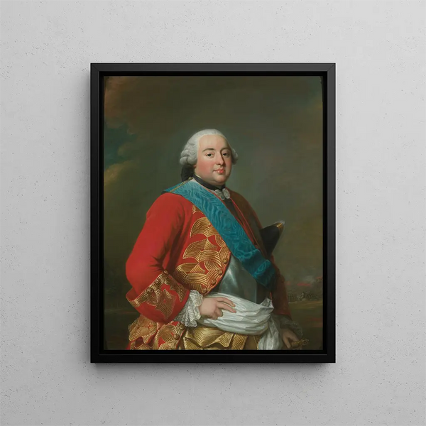 The Duke of Chartres, later Duke of Orléans - Alexander Roslin — framed artwork on a wall