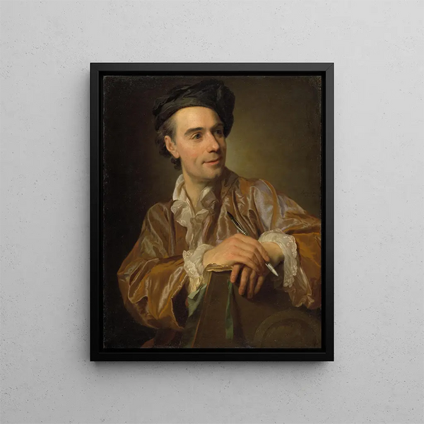 The French painter Claude Joseph Vernet - Alexander Roslin — framed artwork on a wall