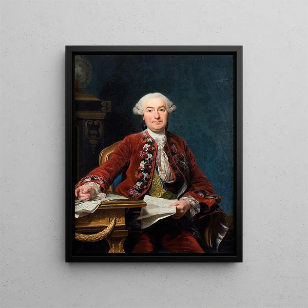 Ulrik Scheffer - Alexander Roslin — framed artwork on a wall