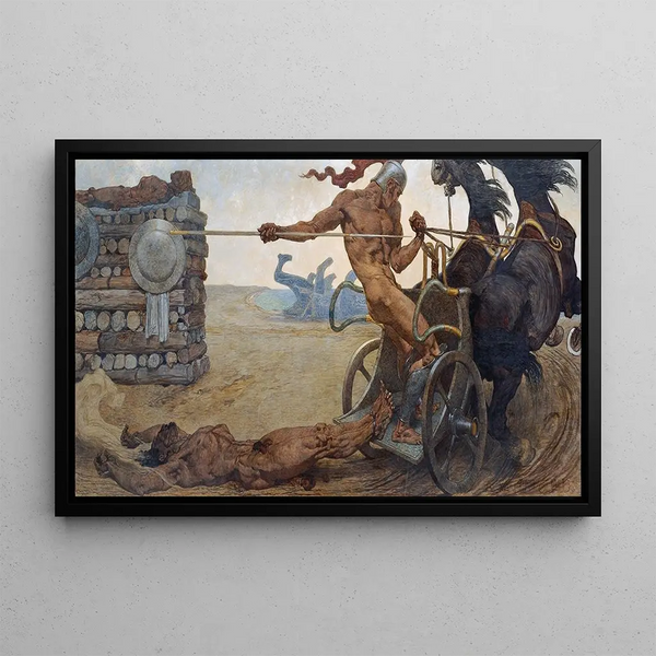 Achilles - Alexander Rothaug — framed artwork on a wall