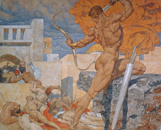 Apollon lançant les flèches de la peste - Alexander Rothaug — artwork view