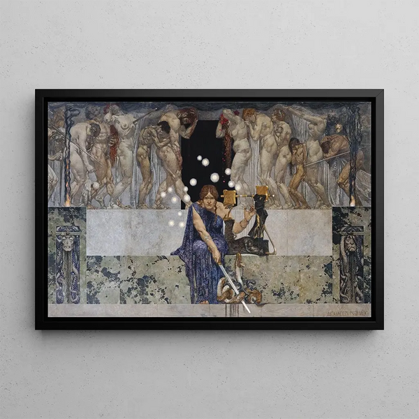 Melpomène - Alexander Rothaug — framed artwork on a wall
