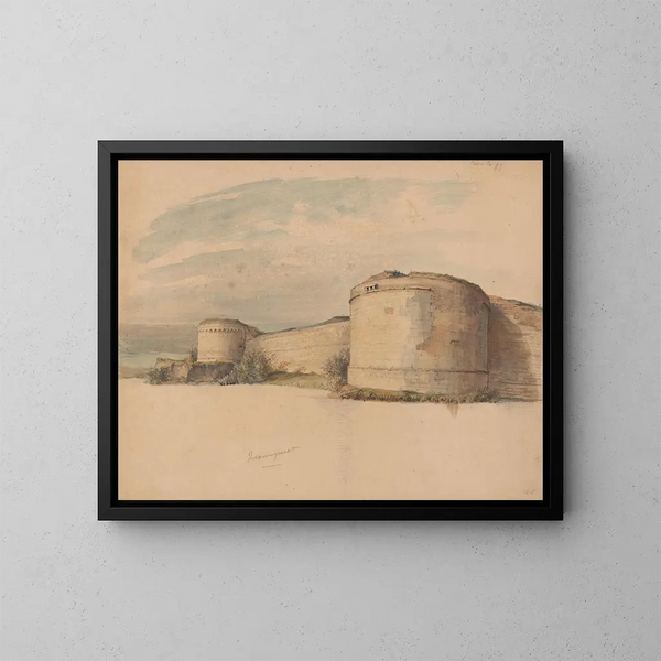 Rondels of Hatred and Wrath and the Five Heads on the Zwanengracht in Maastricht - Alexander Schaepkens — framed artwork on a wall