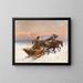 Voyage à domicile en traîneau - Alexander Setkowicz — framed artwork on a wall