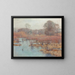 Spring Wetlands Painting - Alexander Theobald van Laer — framed artwork on a wall