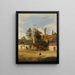 Farmyard Painting - Alexander Trichtl — framed artwork on a wall