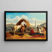 Market Day Painting - Alexander von Bensa — framed artwork on a wall