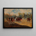 Promenade au Prater - Alexander von Bensa — framed artwork on a wall
