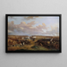 La Bataille de Dennewitz, 6 septembre 1813 - Alexander Wetterling — framed artwork on a wall