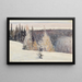 Winter Painting - Alexandr Borisov — framed artwork on a wall